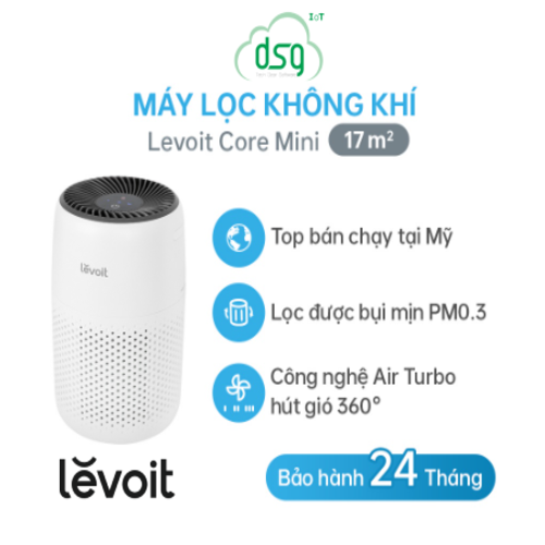 Máy lọc không khí Levoit Core Mini | Công nghệ Air Turbo | Hàng Chính Hãng