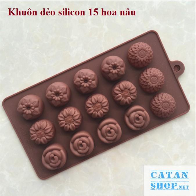 Khuôn silicon dẻo 3D, 4D đổ Socola, Thạch, Đá, Kẹochipchip, Pudding tạo hình đẹp mắt GD311-Khuondeo