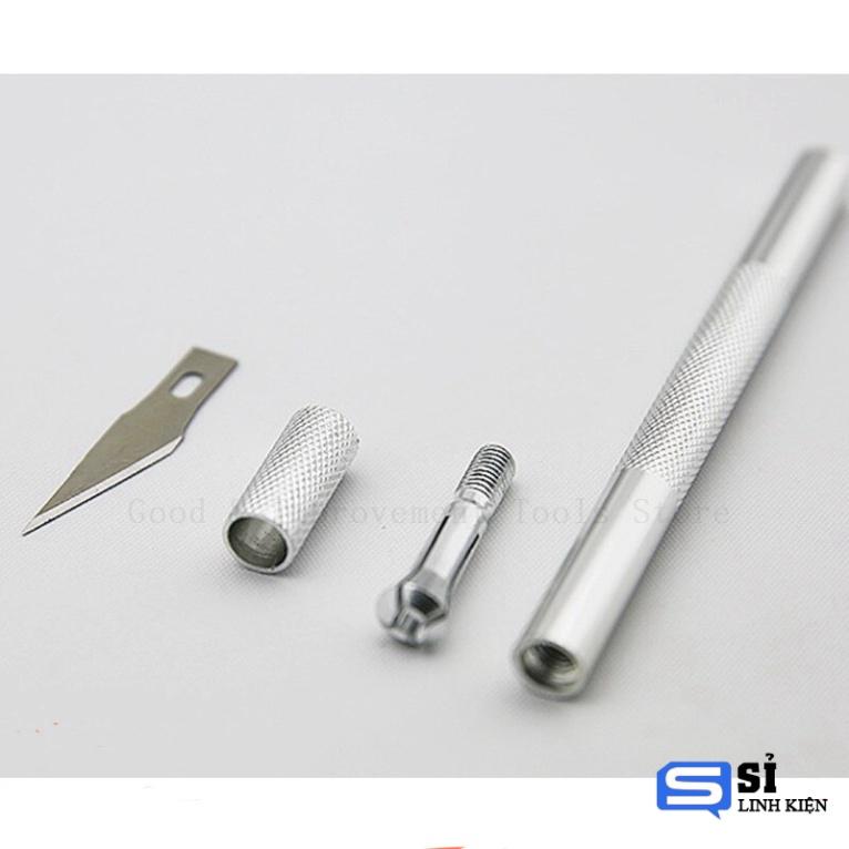 Dao khắc đa chức năng trổ chạm trổ kèm 6 lưỡi dao và cán cầm
