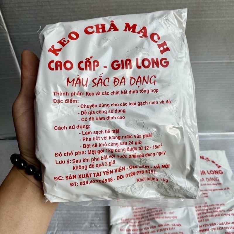 Keo chà mạch , xi măng trắng gia long quy cách 1kg