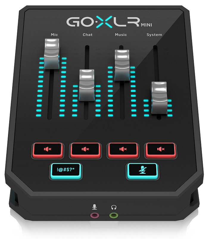 TC-Helicon GoXLR Mini USB Streaming Mixer with USB/Audio Interface-Hàng Chính Hãng