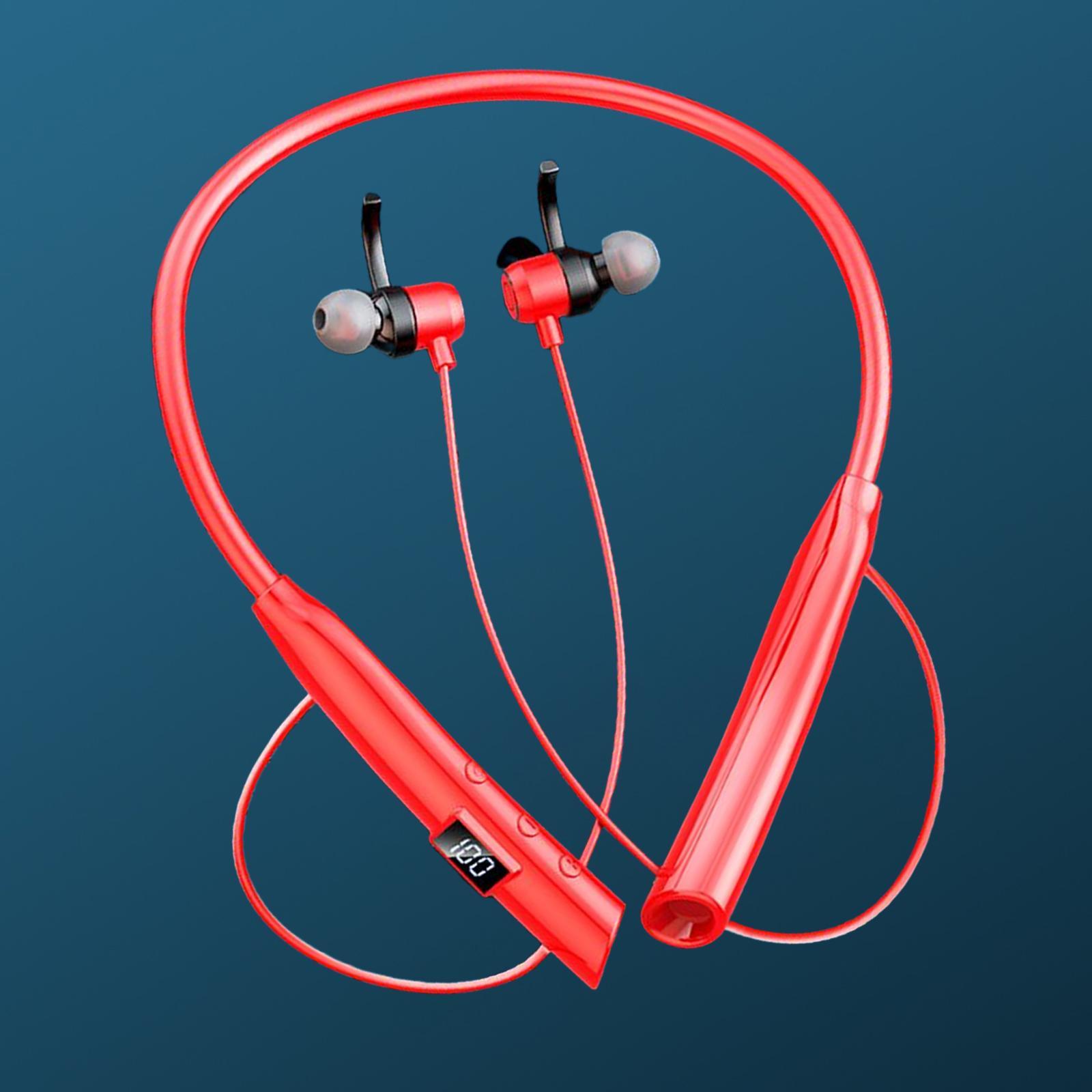 Neckband Headphones Sports Earphones with Microphone Headset Stereo