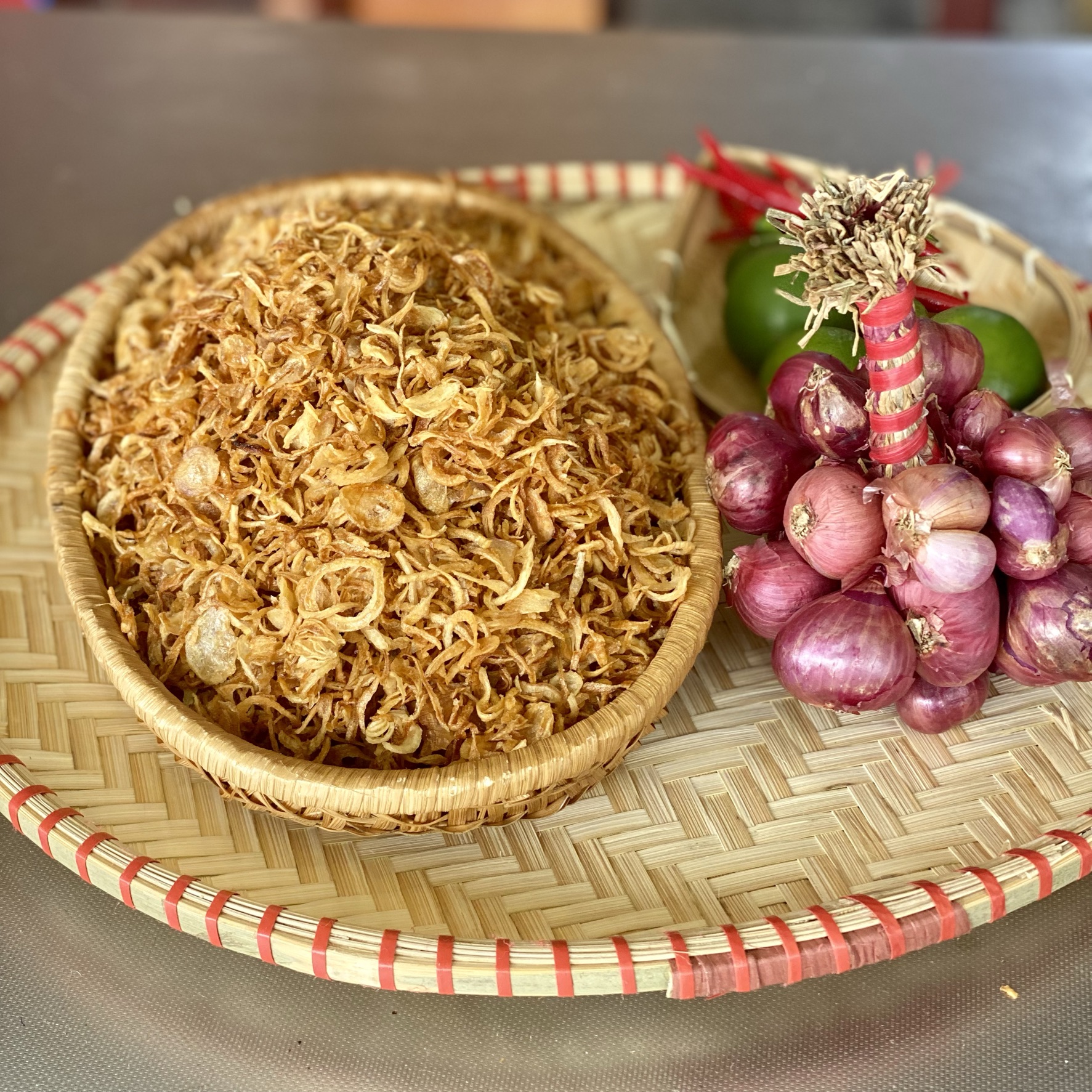 Hành Phi Sạch Ông Bốn - Thơm, Giòn, Nguyên Chất 100% (100g)