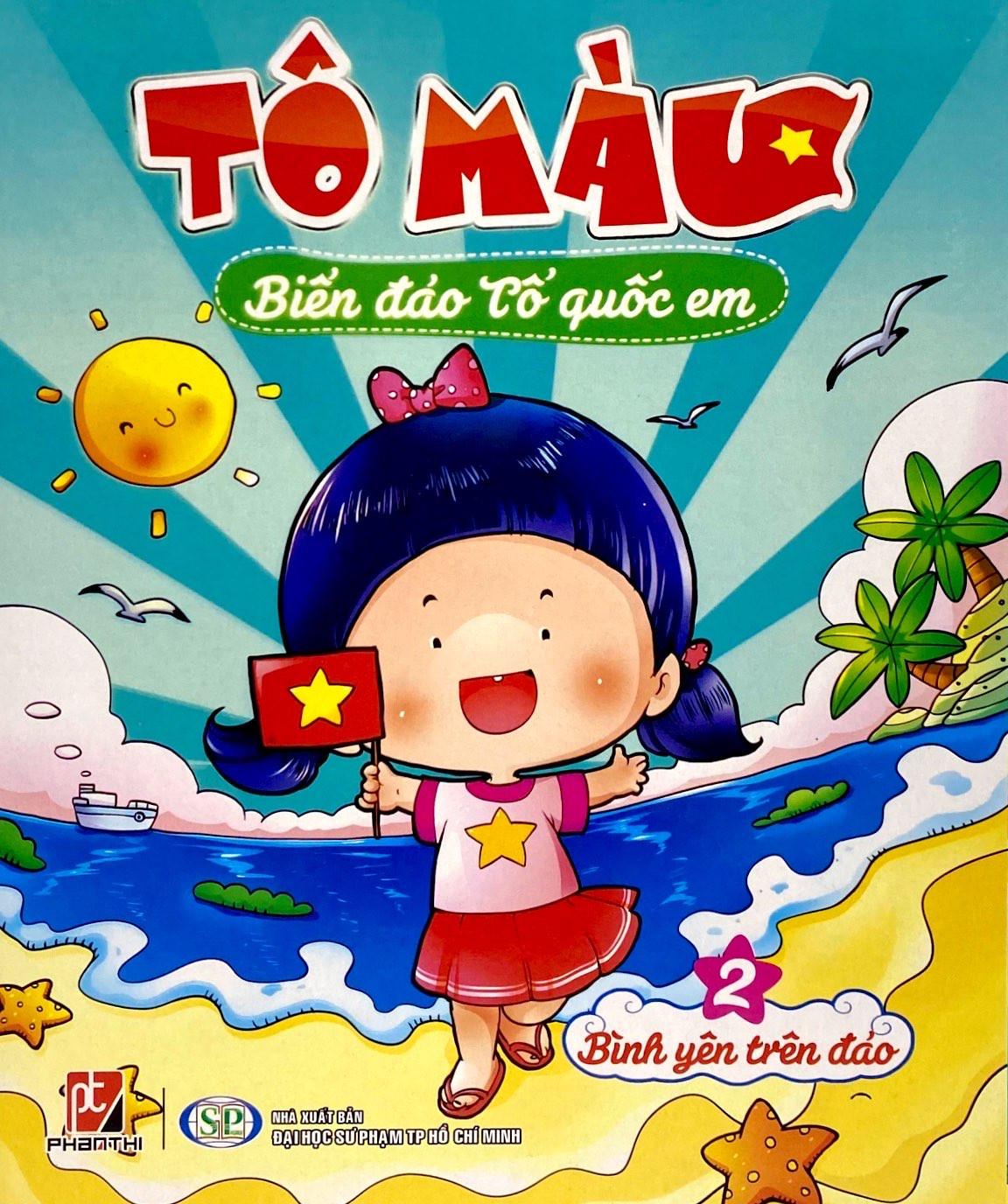 Bộ Tô Màu Biển Đảo Tổ Quốc Em (Bộ 4 Cuốn)