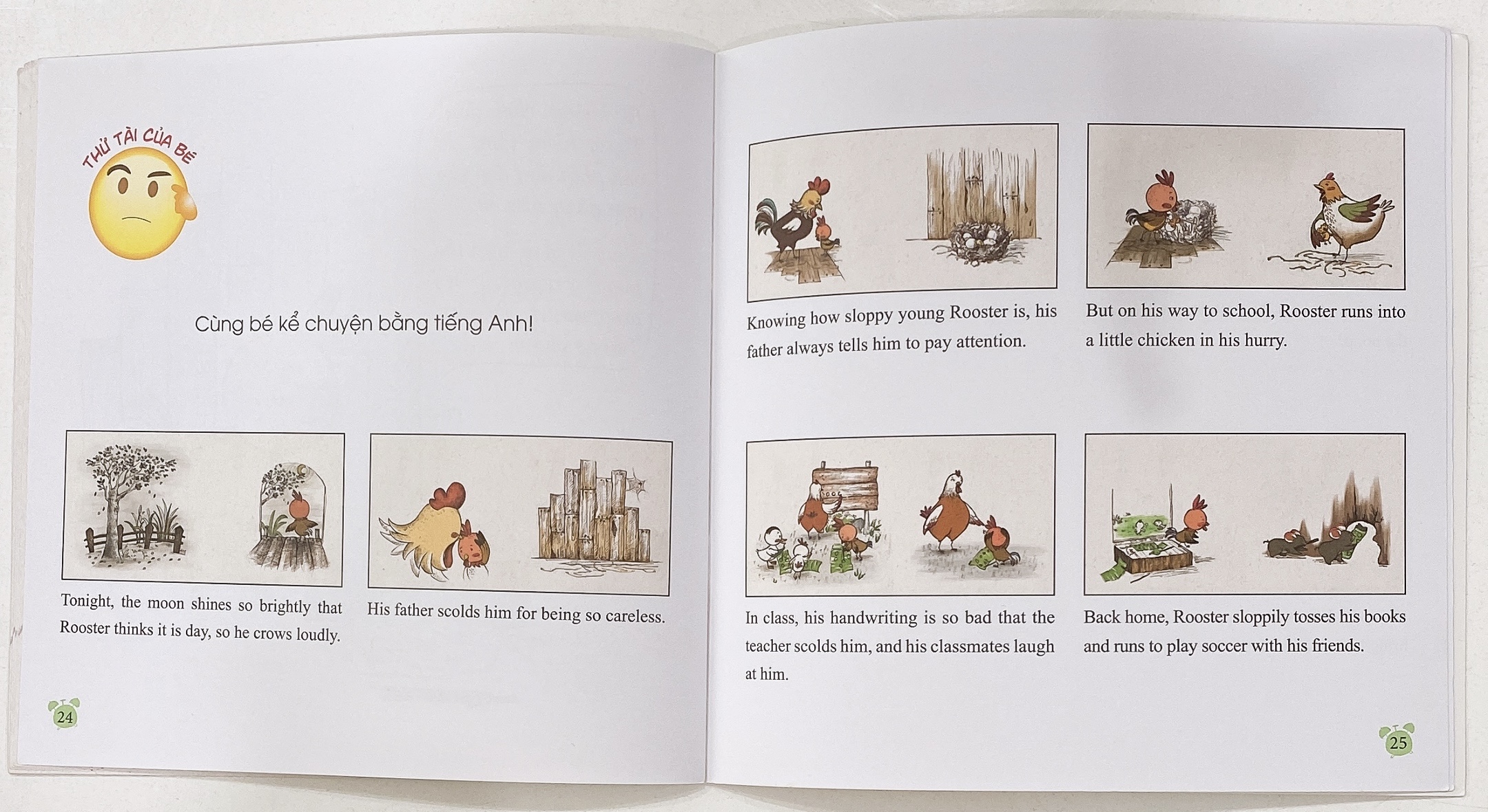 Rèn Luyện Thói Quen Tốt 2-6 Tuổi: Đừng Cẩu Thả Nữa, Trống Choai (Song Ngữ)