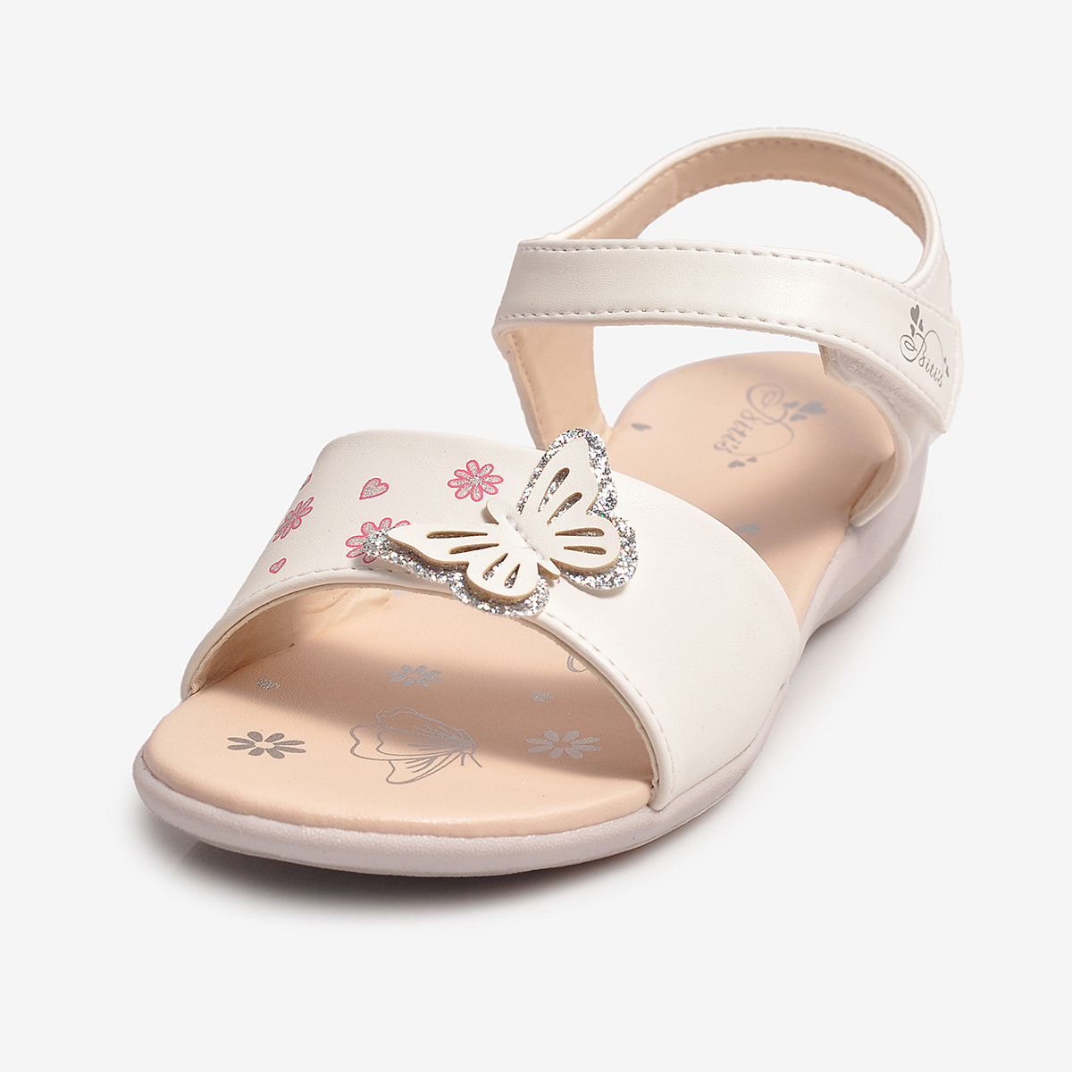 Sandal Si - TPR Bé Gái DTG076800TRG (Trắng