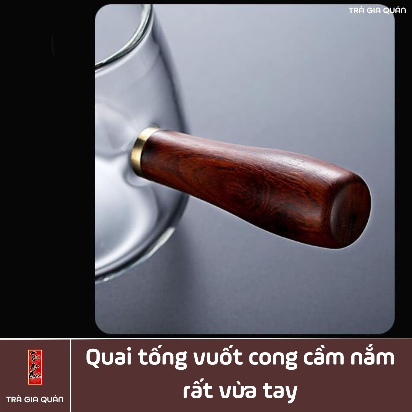 TT 16 Tống Trà Thủy Tinh Chịu Nhiệt Cao Cấp Dung Tích 350 ml