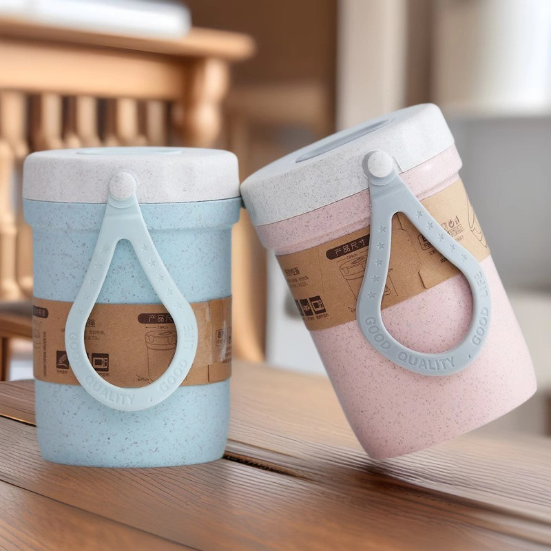 Cốc Ăn sữa chua yến mạchg Lúa Mạch Cup kèm Muỗng