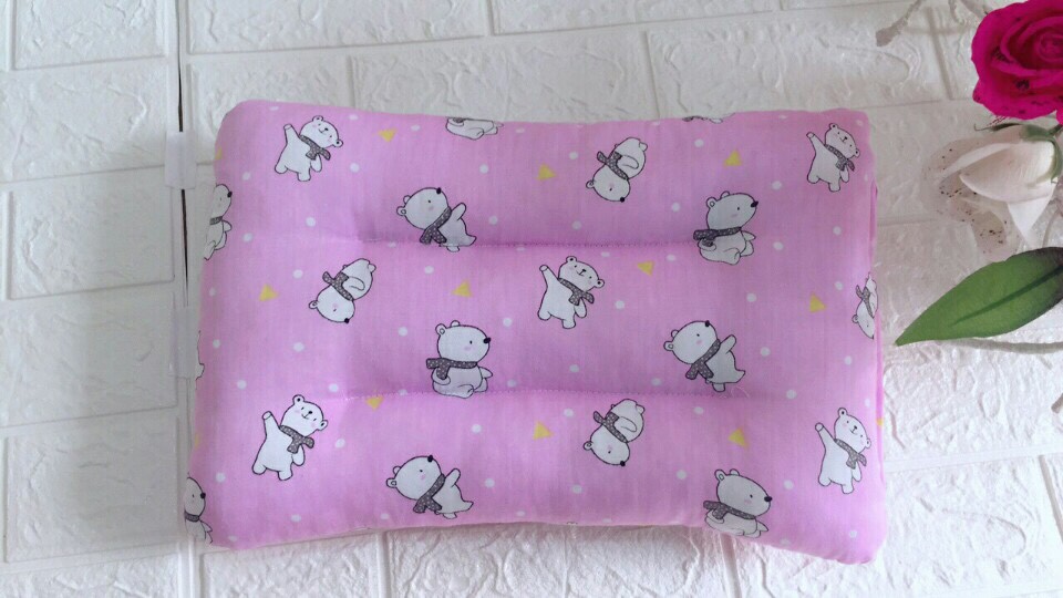 Gối matxa Trẻ em 25* 40 vỏ cotton 100