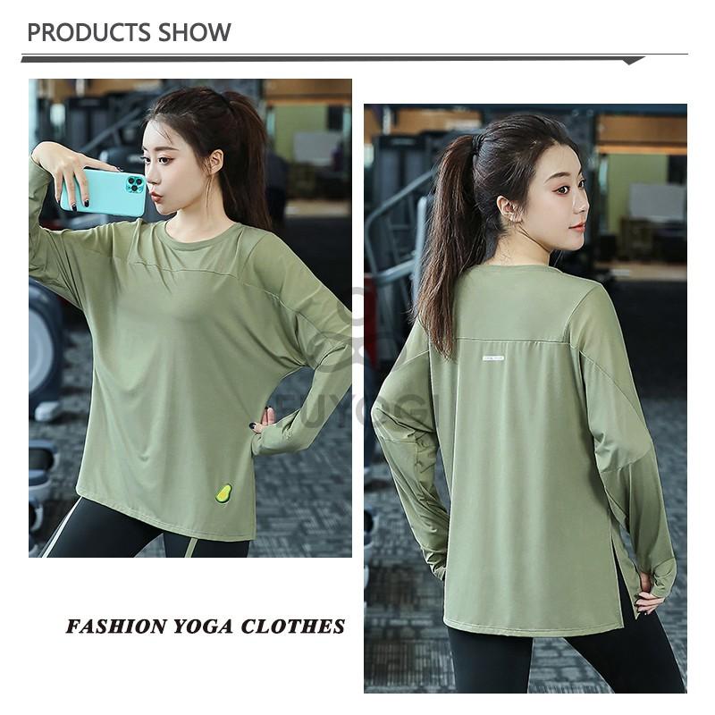 Áo Thun Thể Thao Dài Tay Mau Khô Cho Nữ 100kg