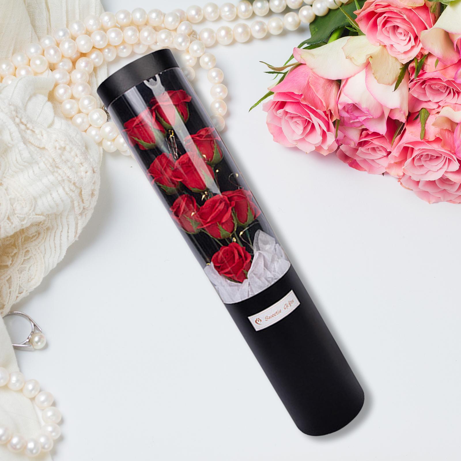 Artificial Flower Rose for Grandma Light up for Anniversary Bookshelf Decor