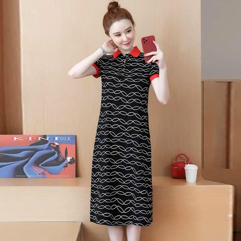 ĐẦM SUÔNG CỔ BẺ VIỀN ĐỎ