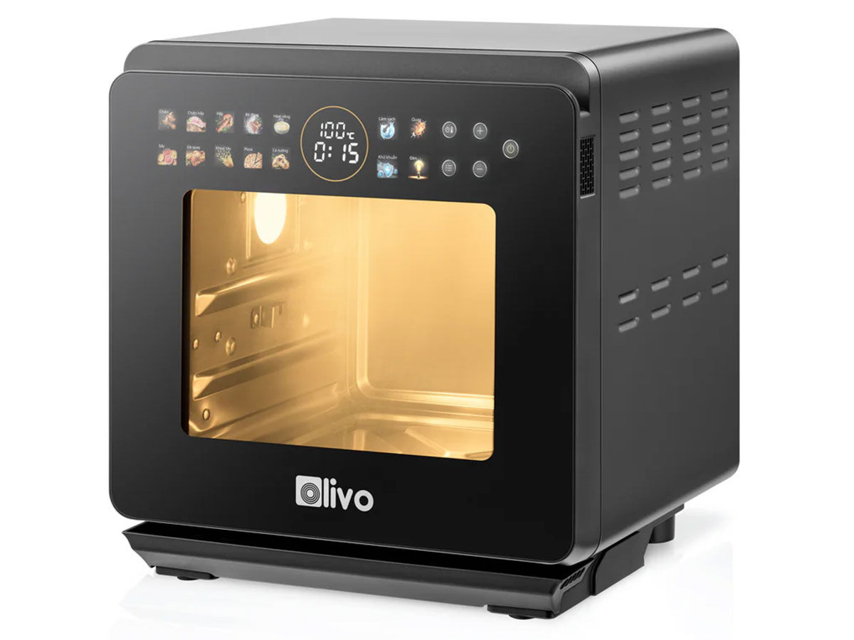 Nồi Chiên Hấp Đa Năng OLIVO SF1600 Hàng chính hãng