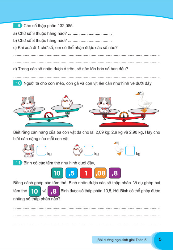Sách - Bồi Dưỡng Học Sinh Giỏi Toán Lớp 5 - Biên soạn theo chương trình GDPT mới - ndbooks