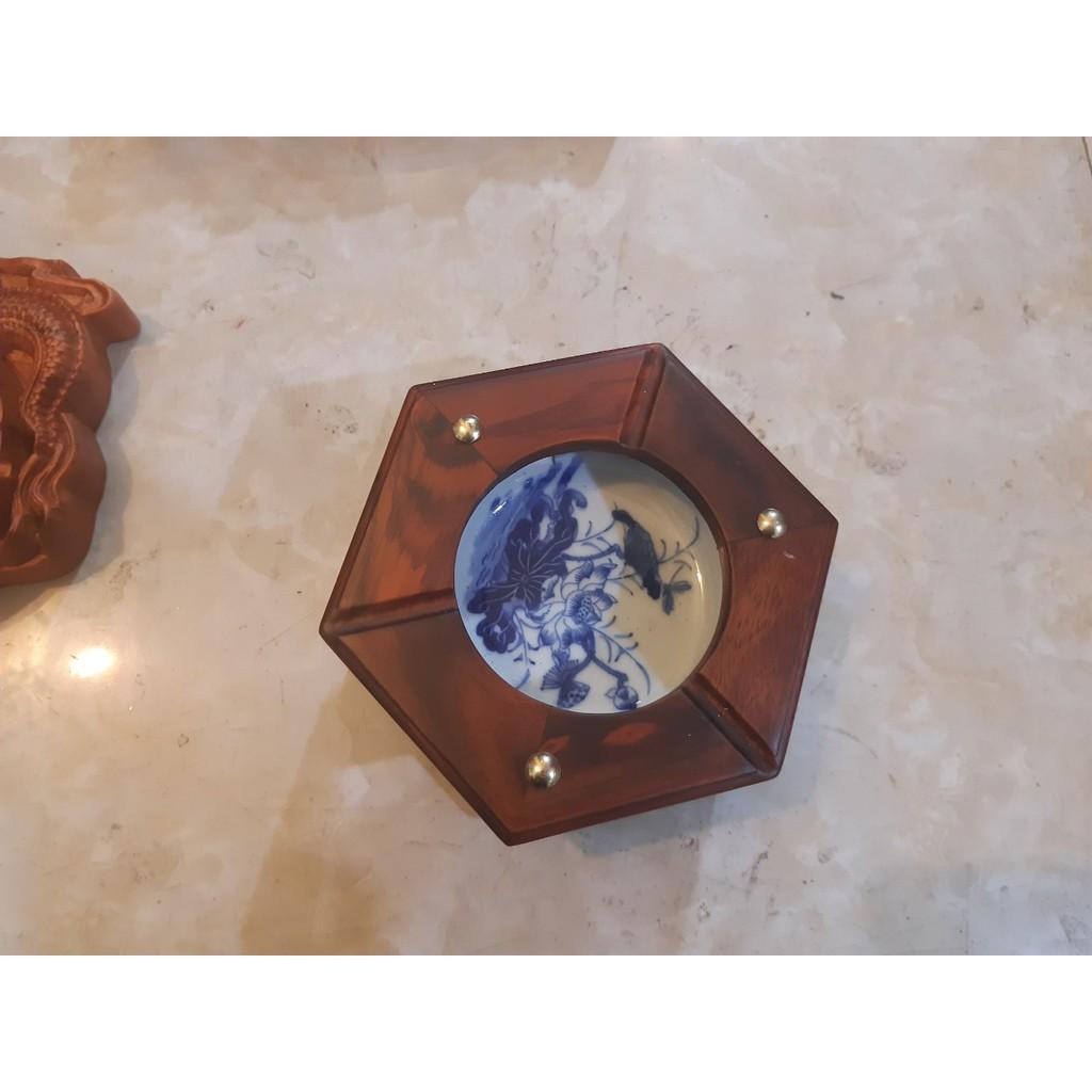 Gạt tàn gỗ trắc