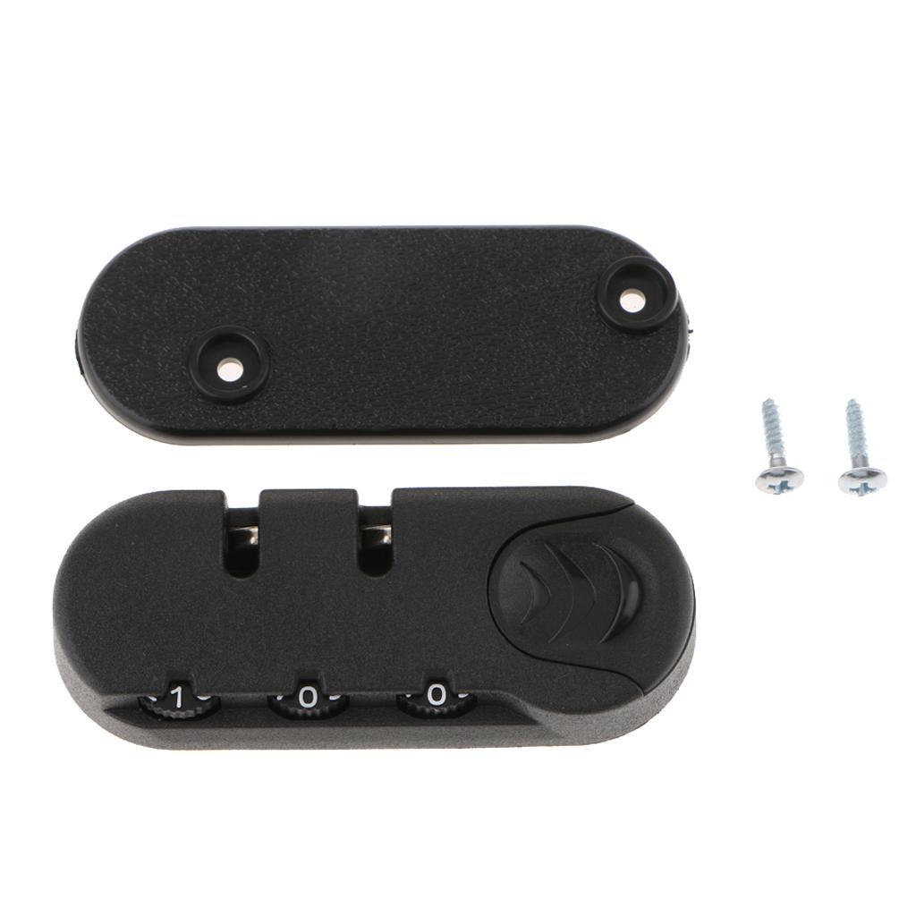 3xSecure Luggage 3 Digit Combination Padlock Suitcase Bag Code Lock 004A