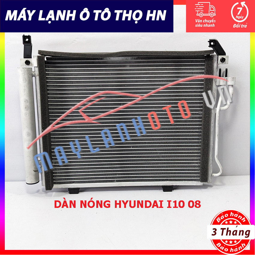 Dàn (giàn) nóng Hyundai i10 đời 2008 Hàng xịn Hàn Quốc (hàng chính hãng nhập khẩu trực tiếp)