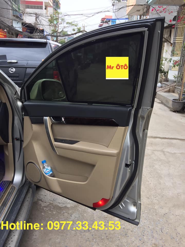 Rèm Che Nắng Xe Chevrolet Captiva 2006-2015 Vải dày dặn, chống nắng tuyệt đối, dễ dàng lắp đặt, vừa khít 100% Hàng Loại 1 Mr Ô Tô, gắn đế nhựa
