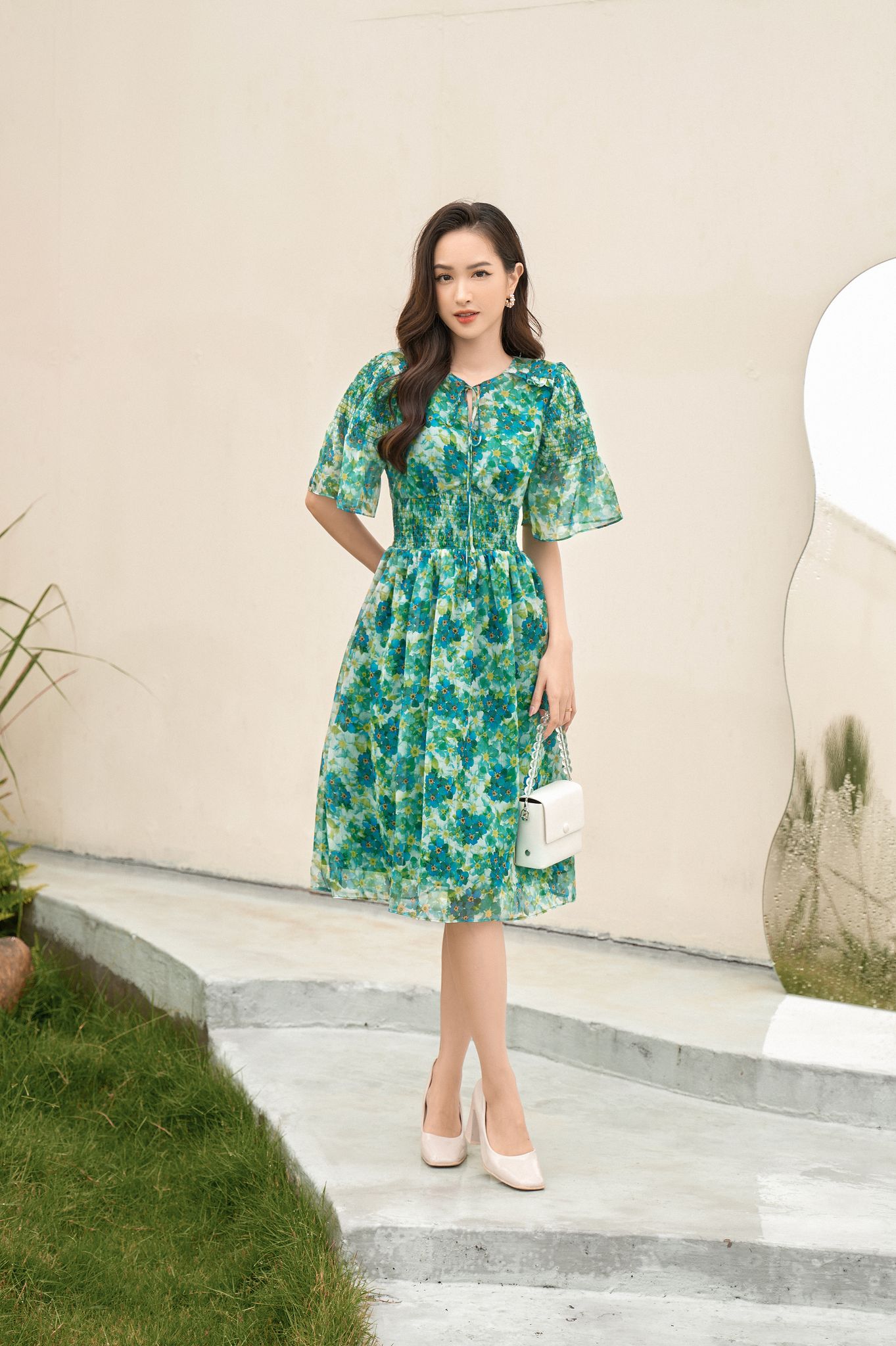 OLV - Đầm Grassy Floral Dress