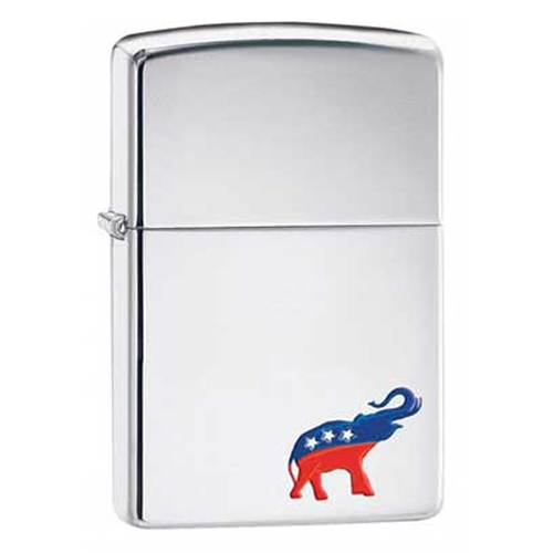 Bật Lửa Zippo 29072 - Bật Lửa Zippo Republican Polished Chrome