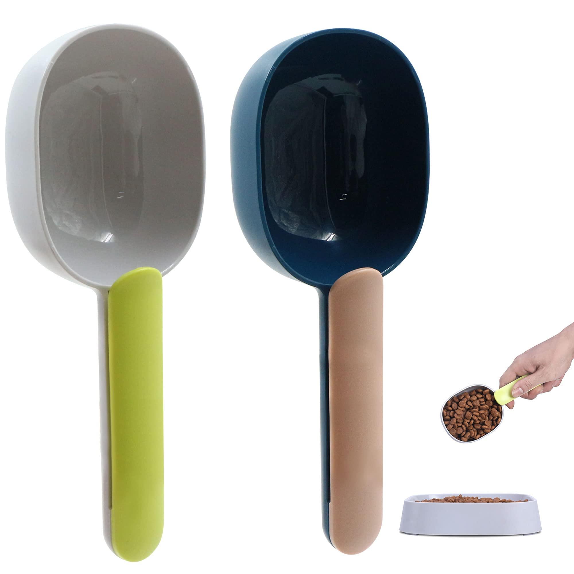 Xẻng cho chó cho chó vật nuôi xử lý với clip dưới thú cưng lót chó mèo cung cấp thức ăn làm đầy xẻng vòi vật nuôi cho thú cưng 2 chiếc