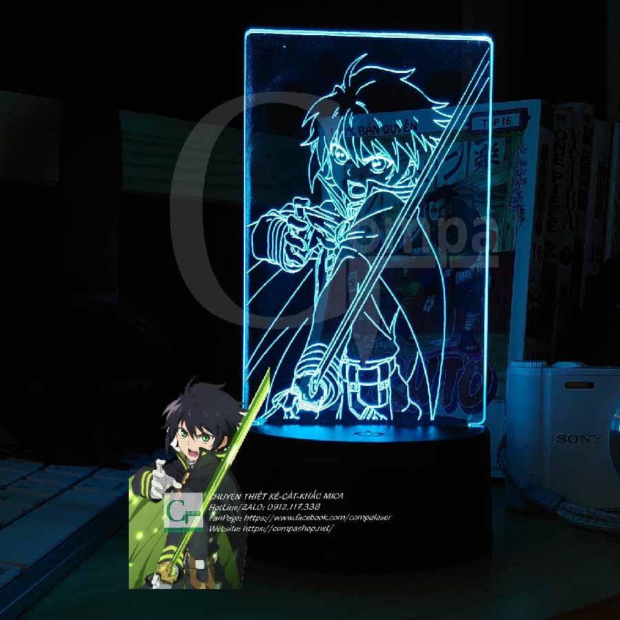 Đèn Ngủ Seraph of the End Yuichiro Hyakuya ASTE0201 16 màu tùy chỉnh - COMPASHOP