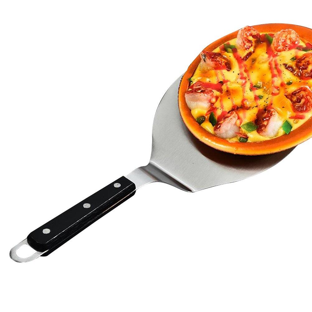 AA Stainless Steel Pizza Spatula Comfortable Grip Handle Hanging Hole Kitchen Baking Tools