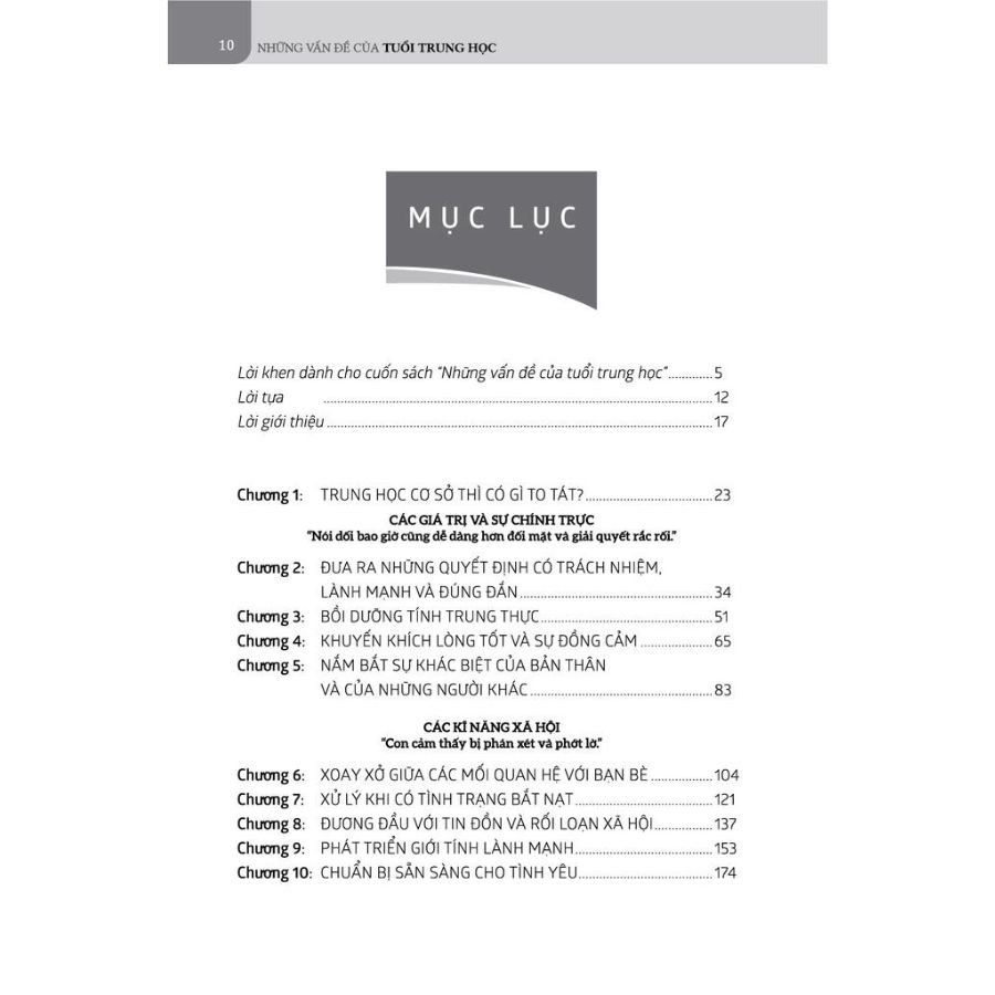 Sách Những Vấn Đề Của Tuổi Trung Học