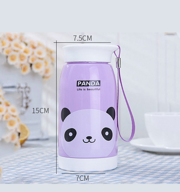 Bình uống nước 500ml cho bé đi học, đi chơi có nắp vặn (giao màu ngẫu nhiên)