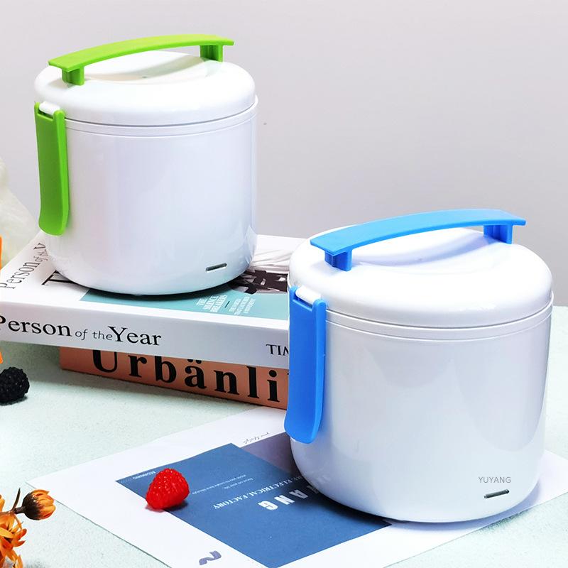 Phong cách mới nhất của hộp cơm hâm nóng điện một lớp mới của Amazon hộp cơm cách nhiệt bằng thép không gỉ lót ô tô cho ô tô