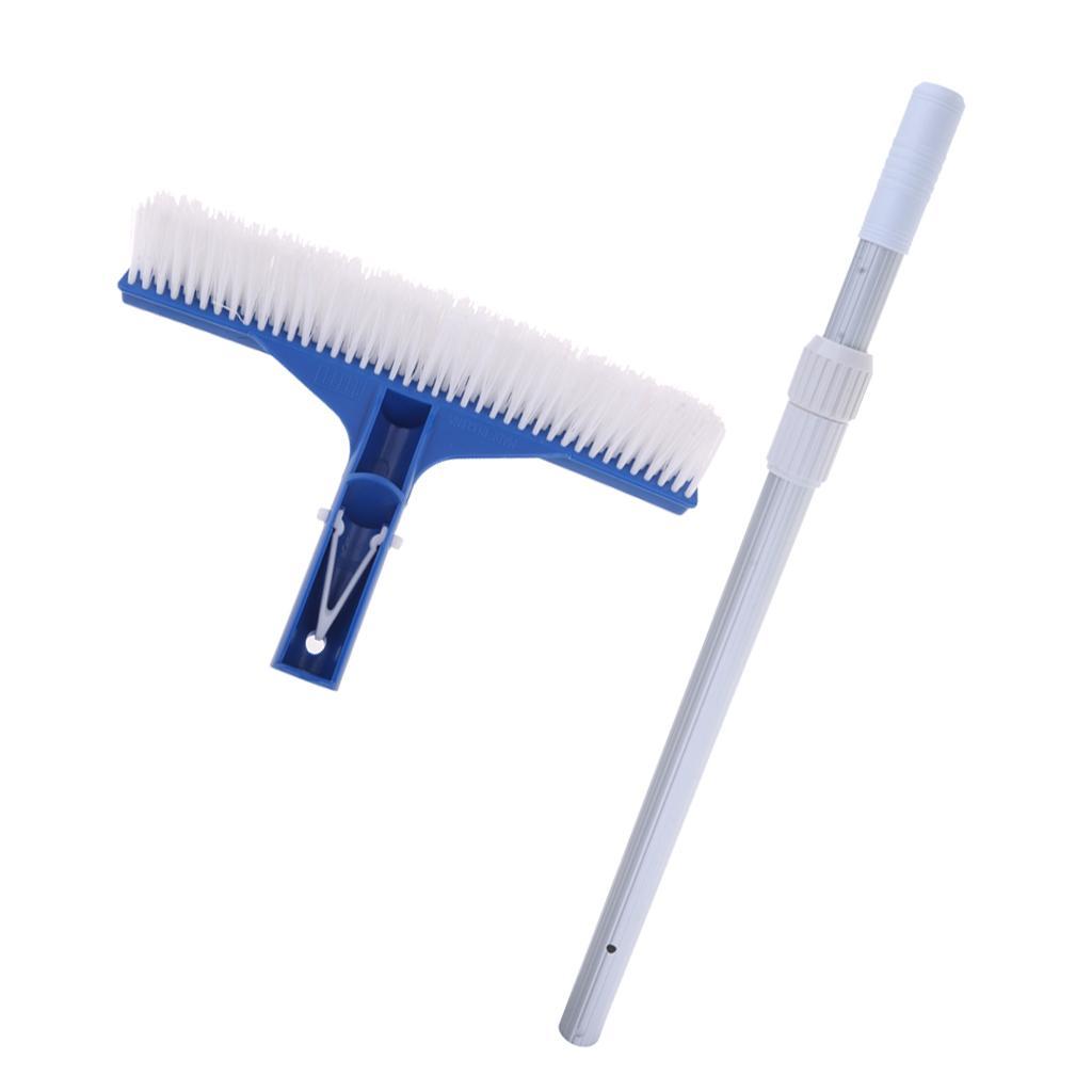 10" Swimming Pool Spa Brush Telescopic Pole