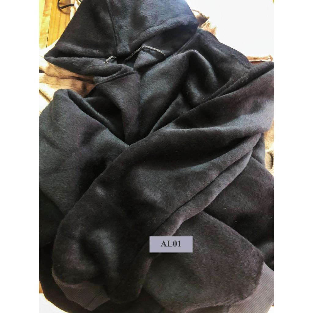 Áo hoodie lông siêu ấm
