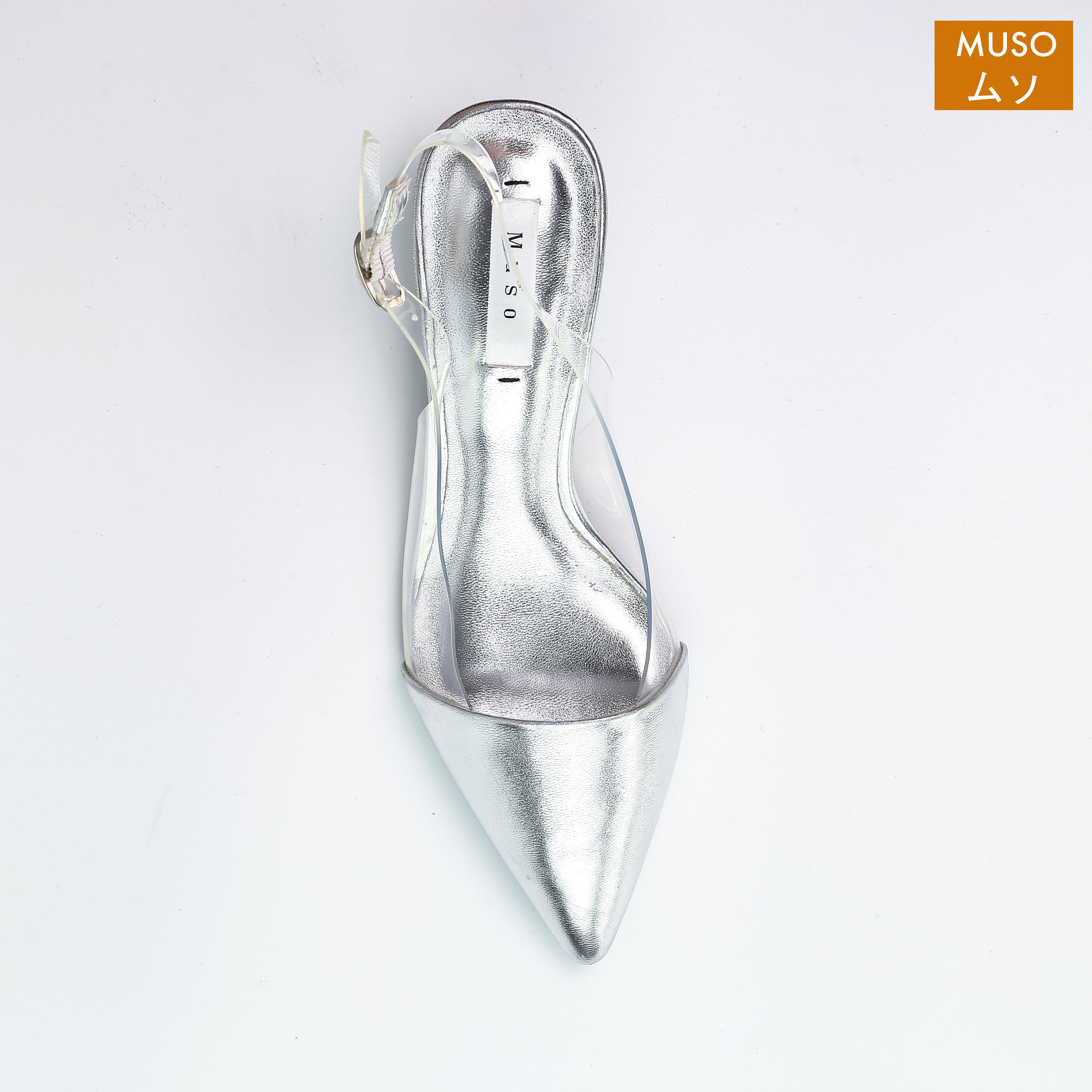 Giày Cao Gót Slingback Mũi Nhọn Gót 3cm MUSO GCGMS011 - Hàng Chính Hãng