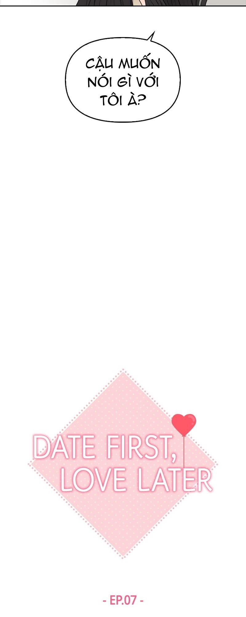 hẹn hò trước, yêu đương sau chapter 7 2