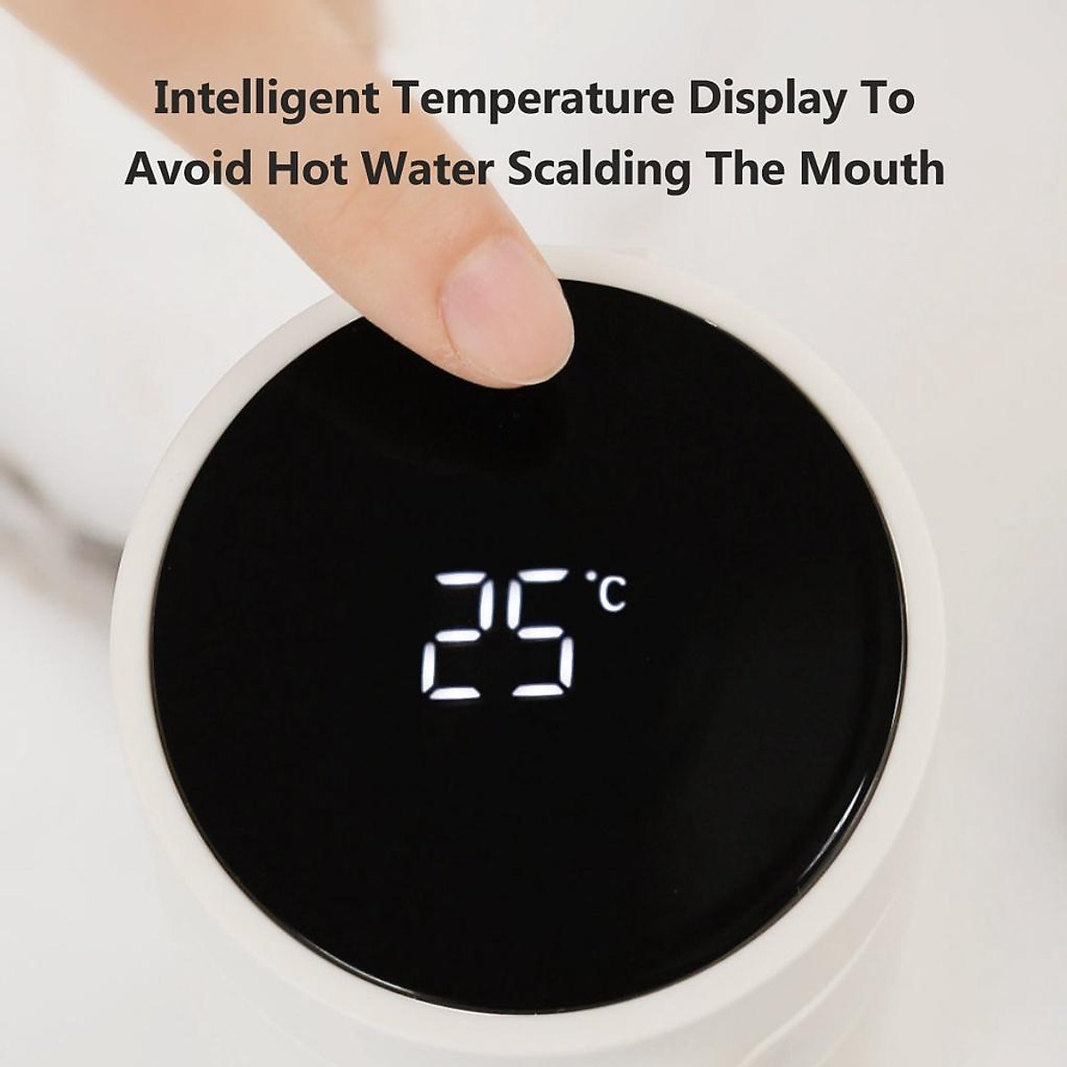 Bình nước giữ nhiệt Xiaomi Youpin Quange 480ML bằng thép không gỉ có nắp đậy tiện dụng- Hệ sinh thái Xiaomi - Hàng nhập khẩu