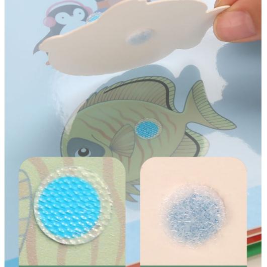 Busy Book full - bóc dán tiếng Anh 5 chủ đề, Bảng bận rộn giúp bé phát triển tư duy