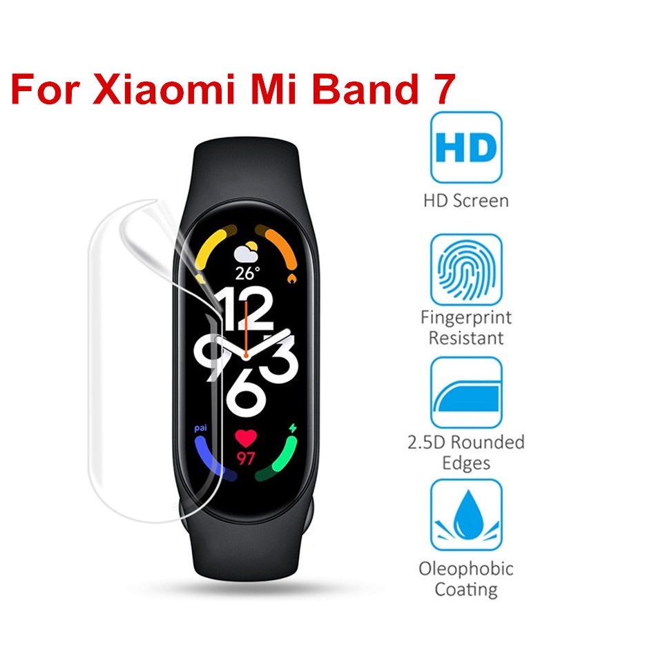 Miếng dán màn hình TPU trong suốt Miband 7 - Dán PPF cho vòng đeo tay thông minh Xiaomi Mi Band 7