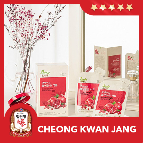 Nước Hồng Sâm Hàn Quốc Goodbase Lựu Đỏ KGC Cheong Kwan Jang (50ml x 30 gói)