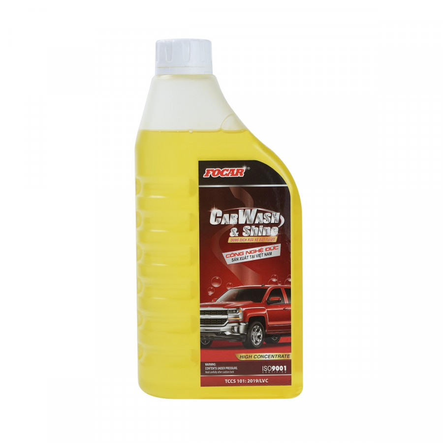 Dung dịch bọt tuyết rửa xe Car Wash &amp; Shine 850ml - Bông mịn, đều bọt, đậm đặc tỷ lệ 1:120