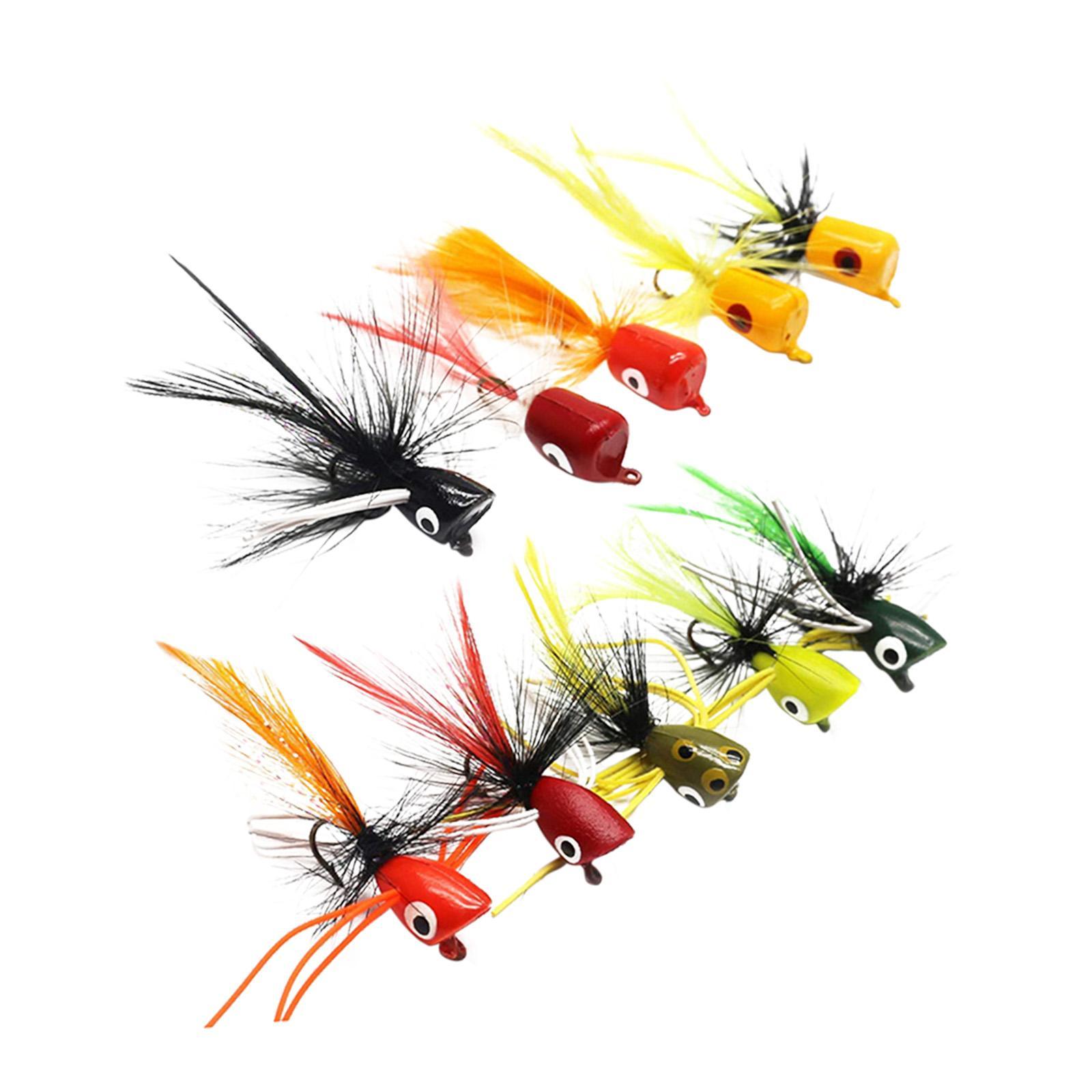 10 Pieces Fly Fishing Fishing Lures Assortment Artificial Baits Fly Fishing for Trout Salmon Fly Fishing Sunfish