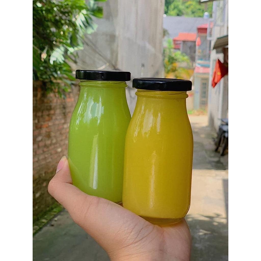 Chai thuỷ tinh đựng sữa