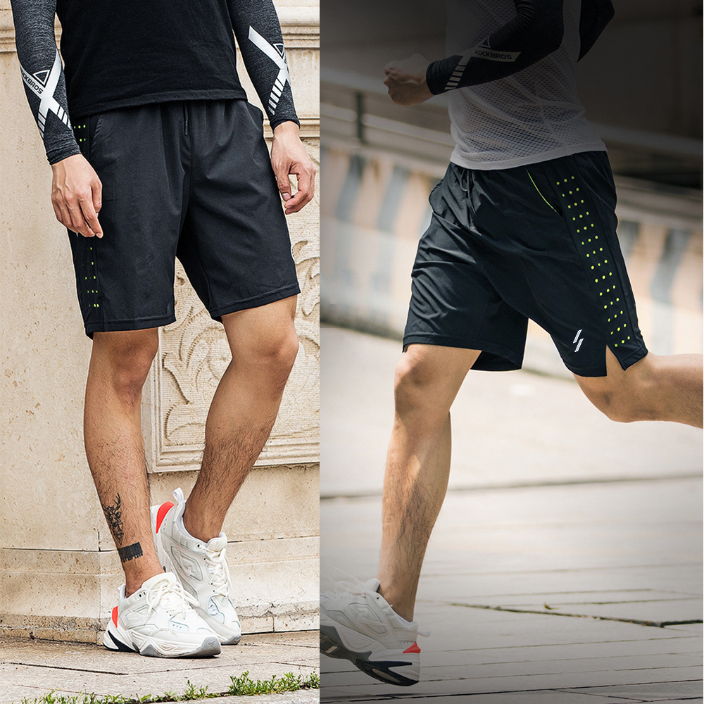 Quần short nam chạy bộ giặt nhanh khô thoáng khí