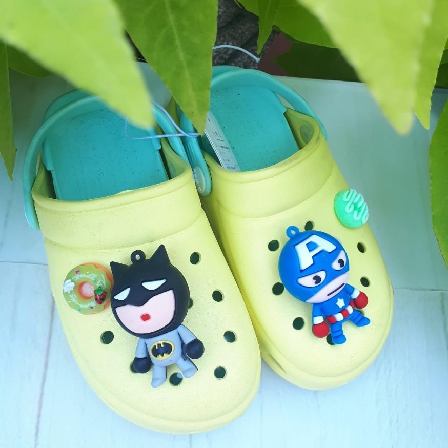 STICKER JIBBITZ gắn dép crocs, dép sục, dép trẻ em 4D nhân vật hoạt hình 1