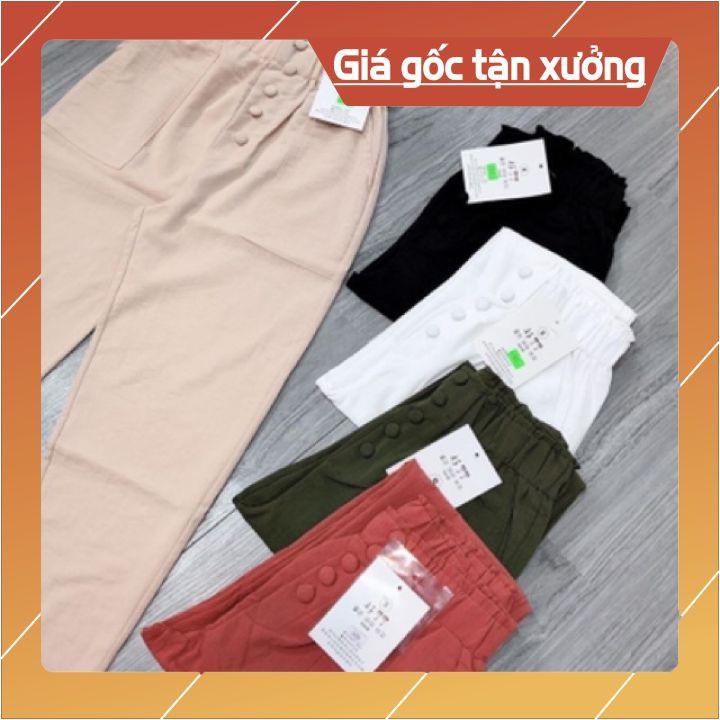 Quần đũi baggy khuy bọc 5 cúc