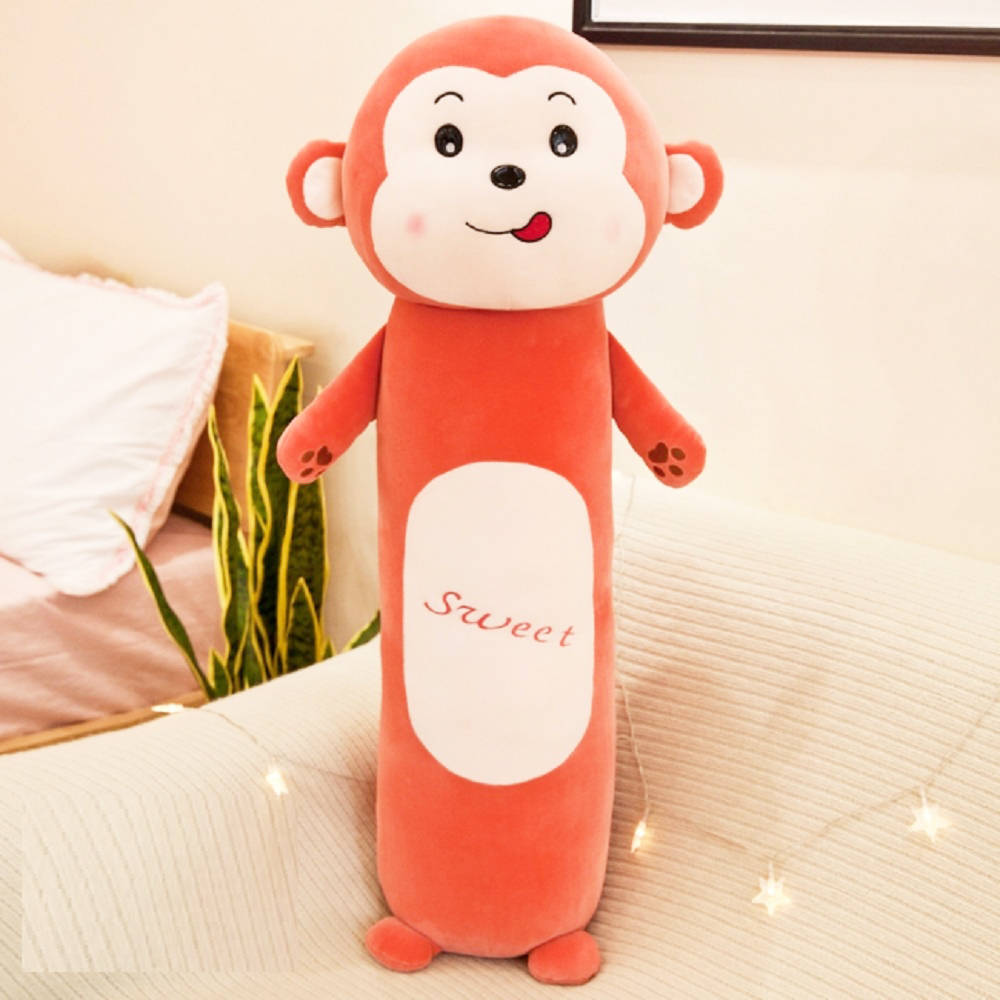 Gối Ôm Thú Nhồi Bông Sweet Cho Bé Loại Siêu Mềm, Gối Ôm  Hình Thú Size 70cm - Tặng khẩu trang thời trang vải Su màu ngẫu nhiên