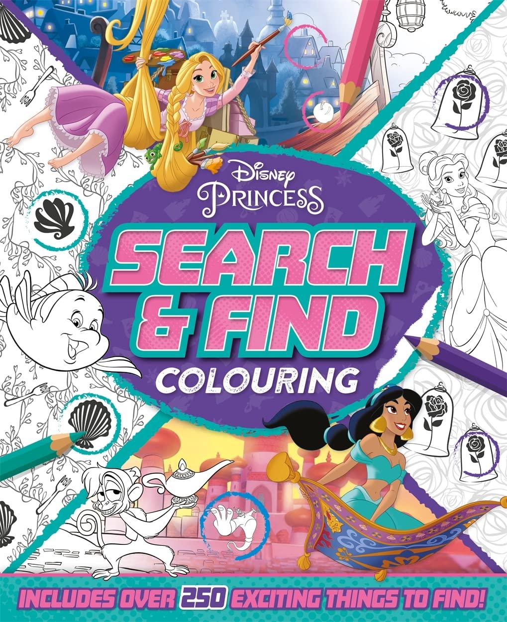 Disney Princess: Search &amp; Find Colouring