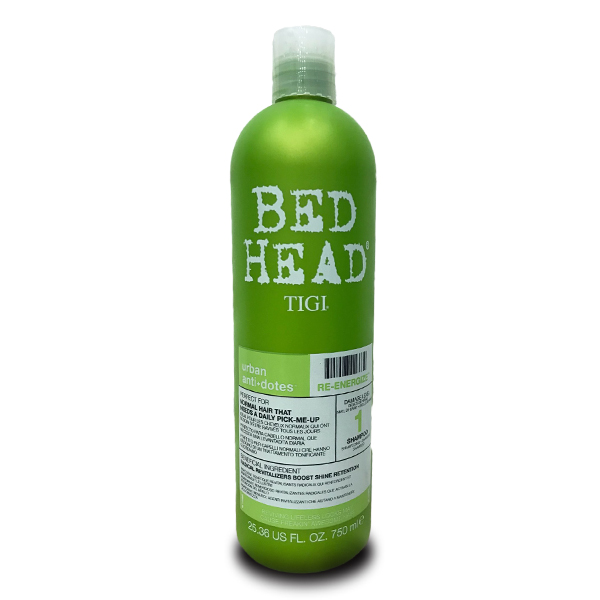 Cặp đôi gội - xả Bed Head Tigi xanh lá số 1 tái tạo sinh lực cho tóc