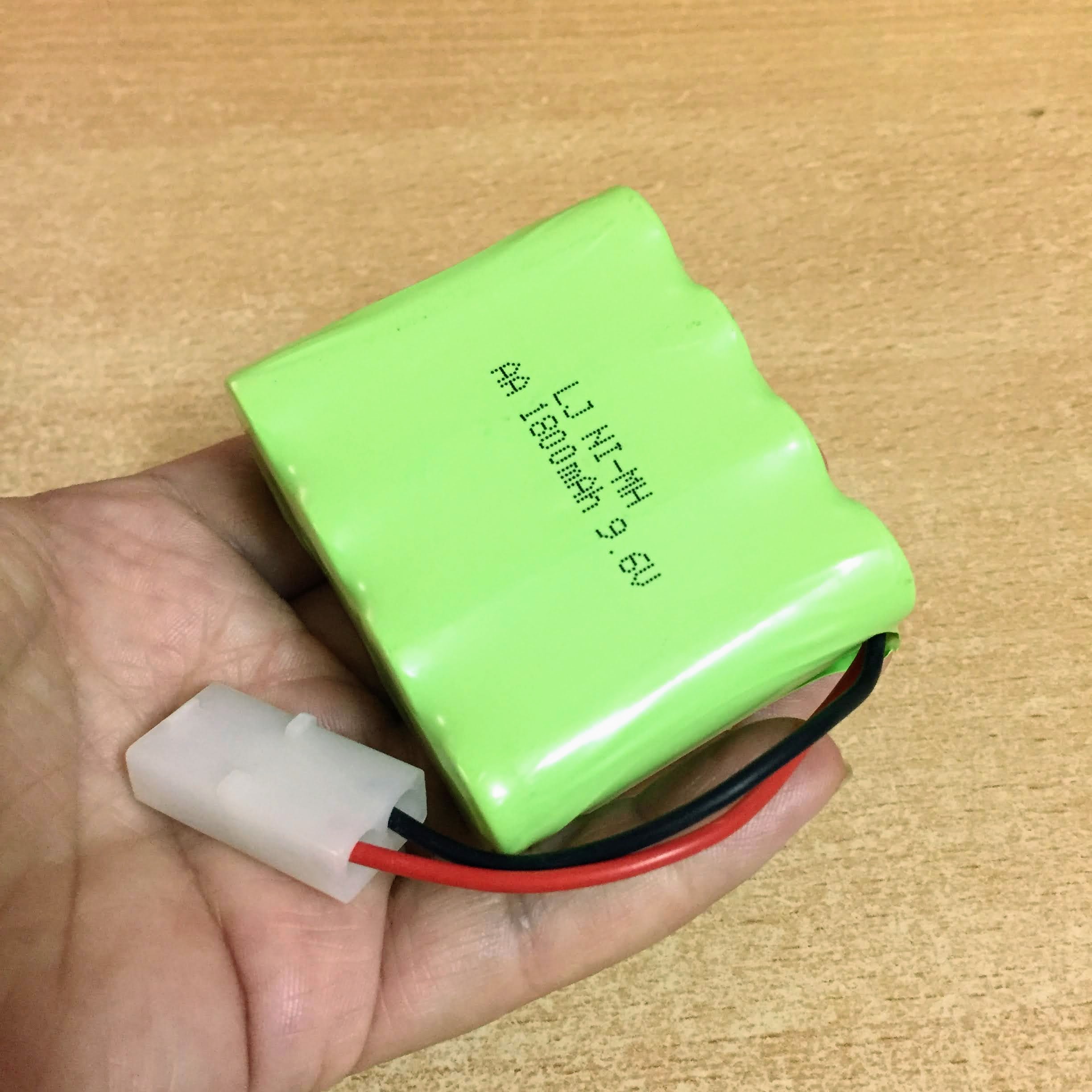 Pin sạc 9.6V dung lượng cao 1800mAh xếp 2 tầng chân cắm Jack Ket 2P