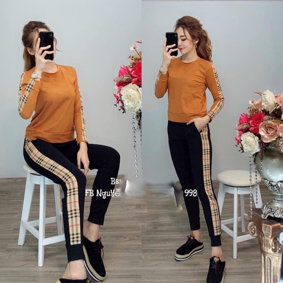 Set bộ thu đông chất liệu thun cotton mềm mịn size 45-65kg-
