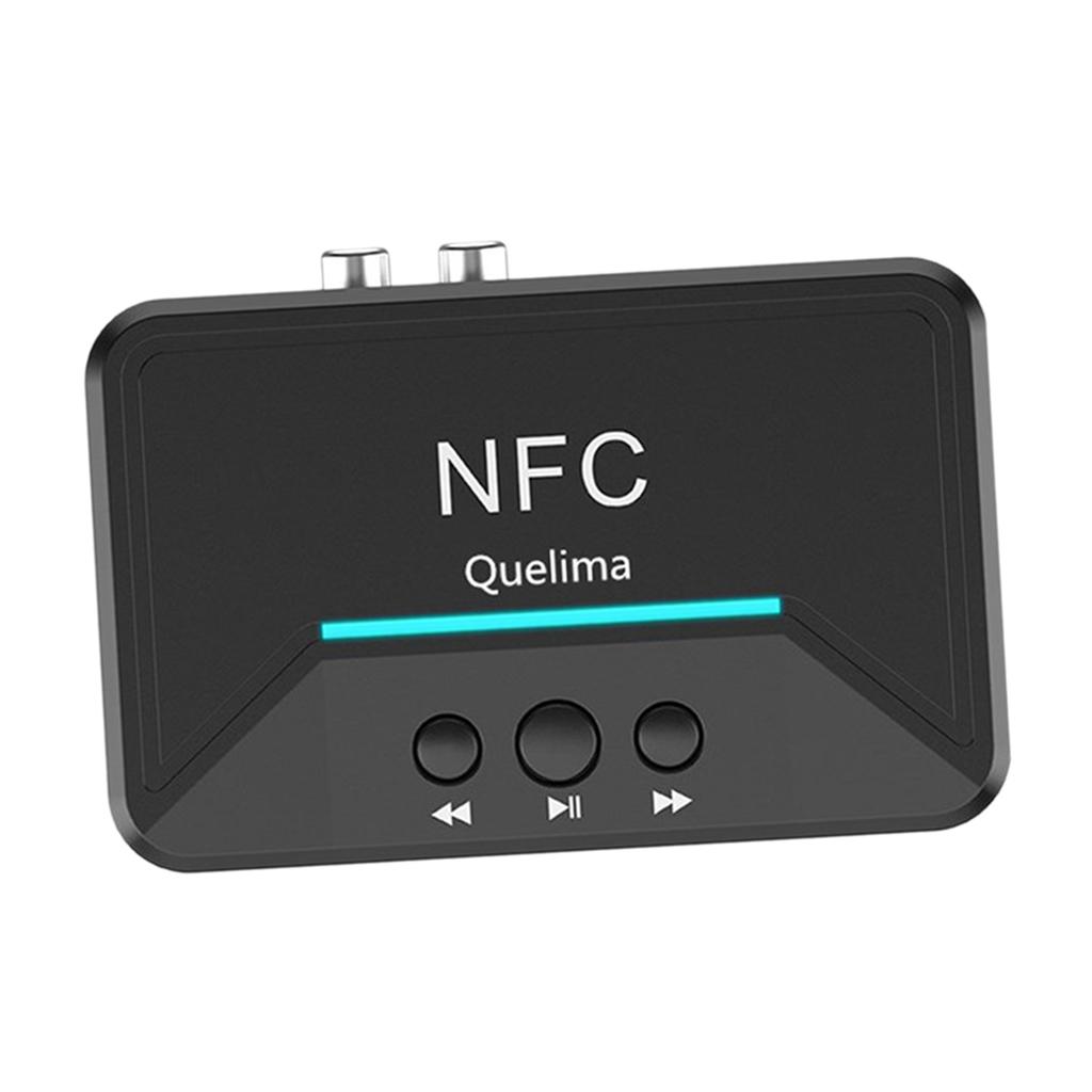 3.5mm Wireless Bluetooth5.0 Jack Audio Receiver Speaker Headphone Black